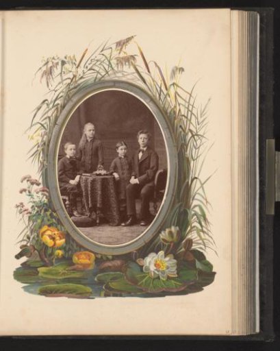 Portrait of two boys and two girls