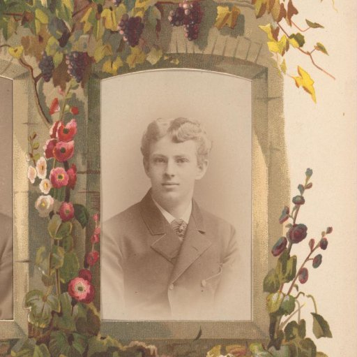 Portrait of a young man, identified as Gustav Schader