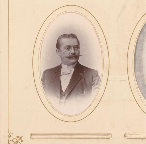 Portrait of a Man with a Mustache, Identified as Gustav Peter