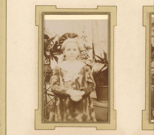 Portrait of a Girl in an Interior with Plants