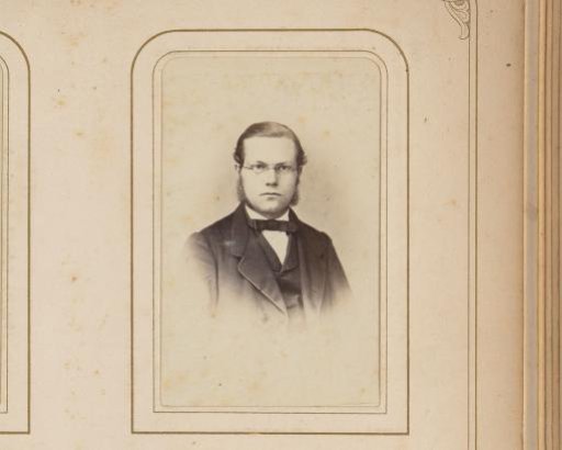 Portrait of a Man with Sideburns and Spectacles