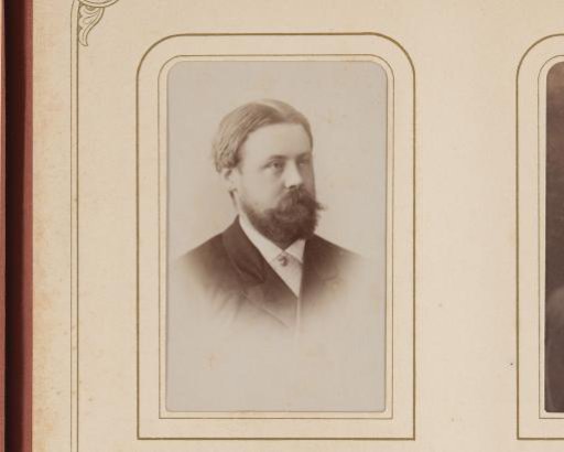 Portrait of a Man with Beard and Moustache