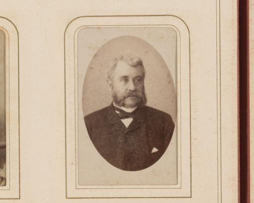 Portrait of a Man with a Mustache and Sideburns