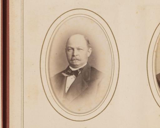 Portrait of a man with a mustache