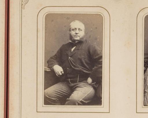 Portrait of a seated man