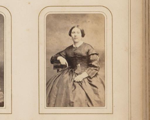 Portrait of a seated woman