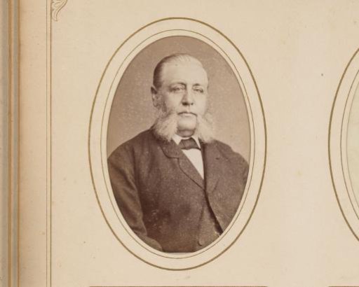 Portrait of a man with sideburns