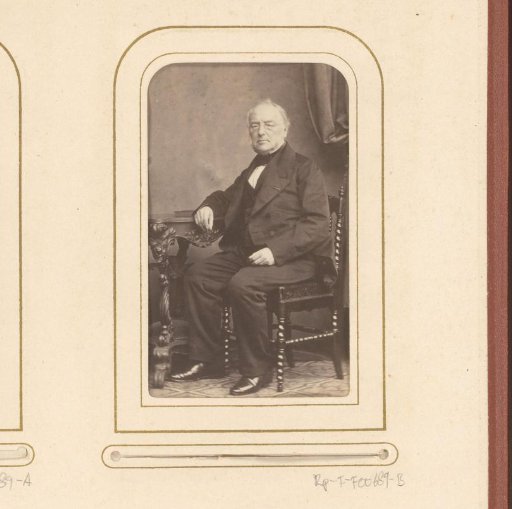 Portrait of a seated man