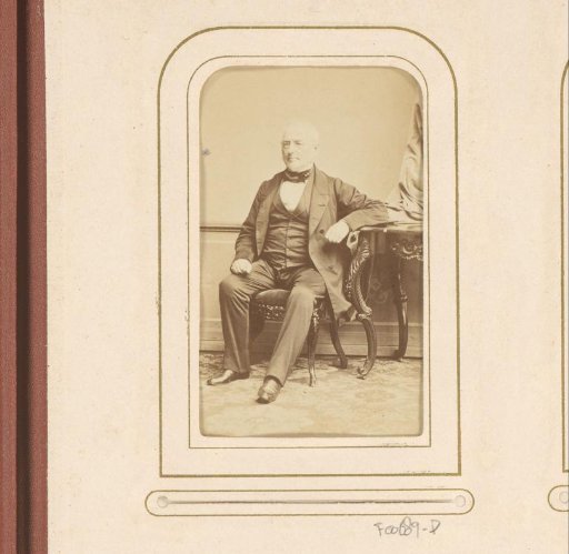 Portrait of a seated man