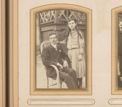 Portrait of a man and woman