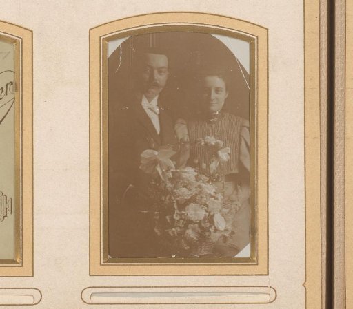 Portrait of a Man and Woman with Flowers