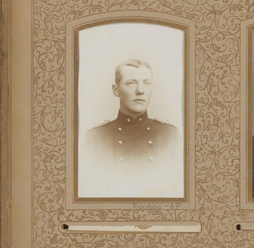 Portrait of a young man in uniform