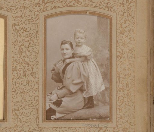 Portrait of a woman with child