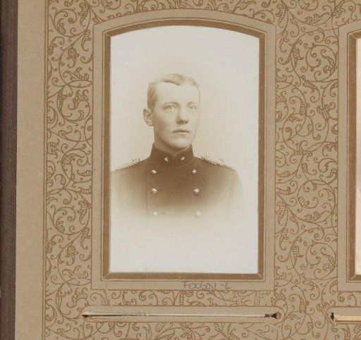 Portrait of a young man in uniform