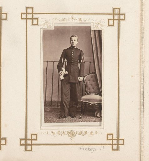 Portrait of a young man in uniform