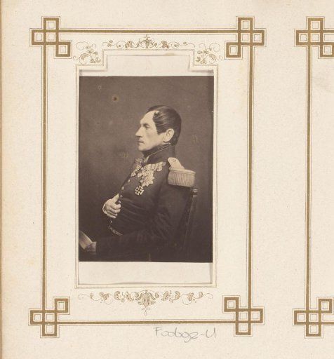 Photographic reproduction of a portrait of King Leopold I of Belgium