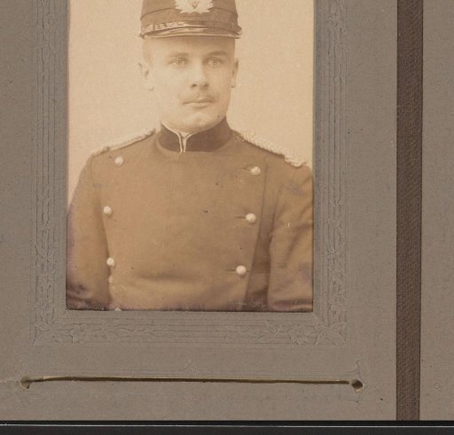 Portrait of a man in military uniform