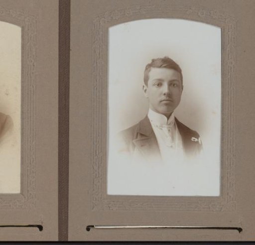 Portrait of a Boy with Flowers on His Lapel