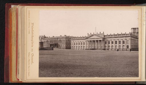 View of the Fridericianum on the Friedrichsplatz in Kassel