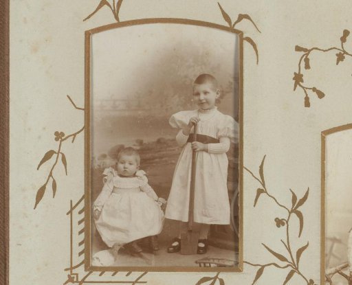 Portrait of two children
