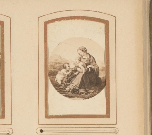 Photographic reproduction of Madonna del Lago by Leonardo da Vinci