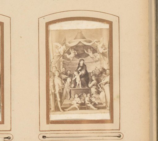 Photographic reproduction of the Madonna del Trono by Fra Bartolommeo