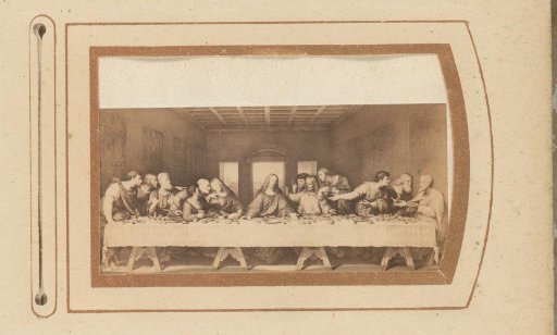 Photographic reproduction of The Last Supper by Leonardo da Vinci