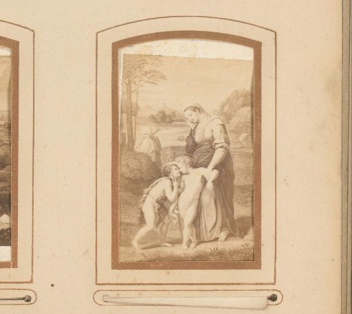 Photographic reproduction of the Madonna del Passeggio by Raphael
