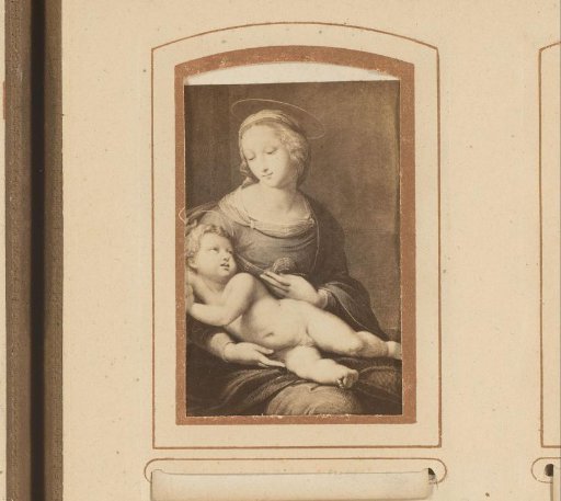 Photographic reproduction of The Bridgewater Madonna by Raphael