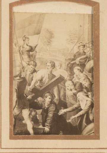 Photographic reproduction of The Crucifixion by Raphael
