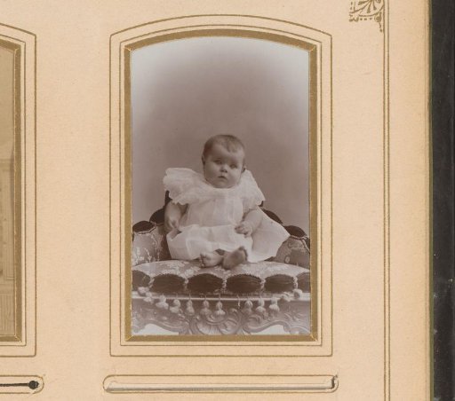 Portrait of a sitting baby