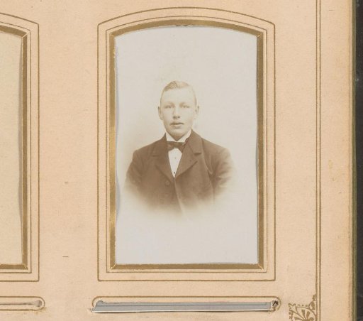 Portrait of a young man with a bow tie