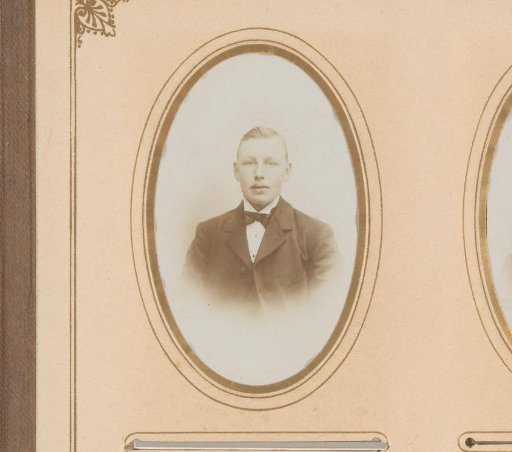 Portrait of a young man with a bow tie