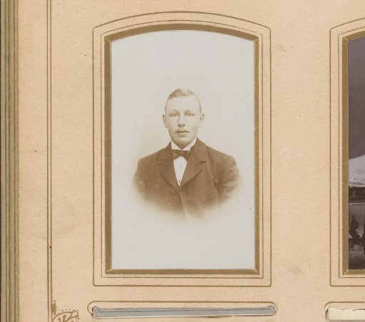 Portrait of a young man with a bow tie