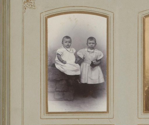 Portrait of two girls