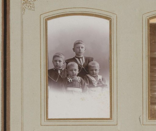 Portrait of four boys