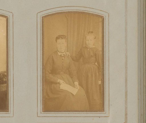 Portrait of a Seated Woman and a Standing Girl