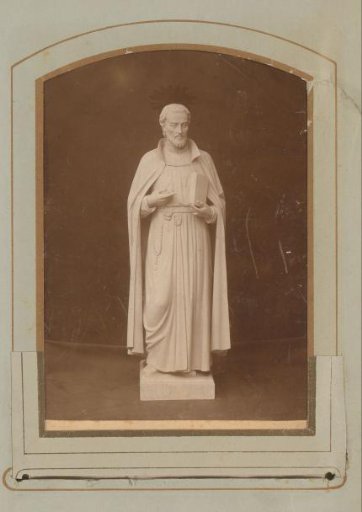 Sculpture of a Cleric with a Book