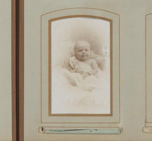 Portrait of a seated baby