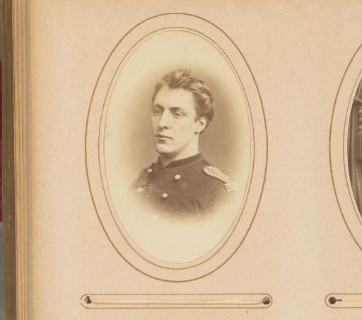 Portrait of a Young Man in Military Uniform
