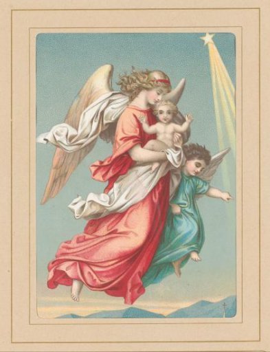 Two Angels Carrying a Small Child
