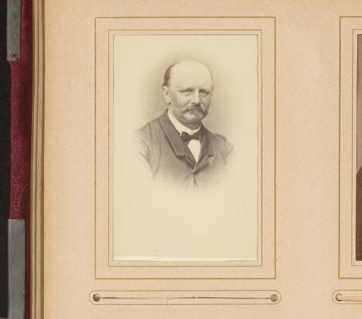 Portrait of a man with moustache