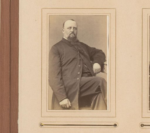 Portrait of a man with long beard