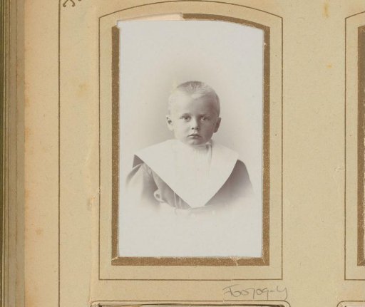 Portrait of a boy in a sailor suit