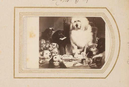 Photographic reproduction of Laying down the Law of Trial by Jury by Sir Edwin Henry Landseer