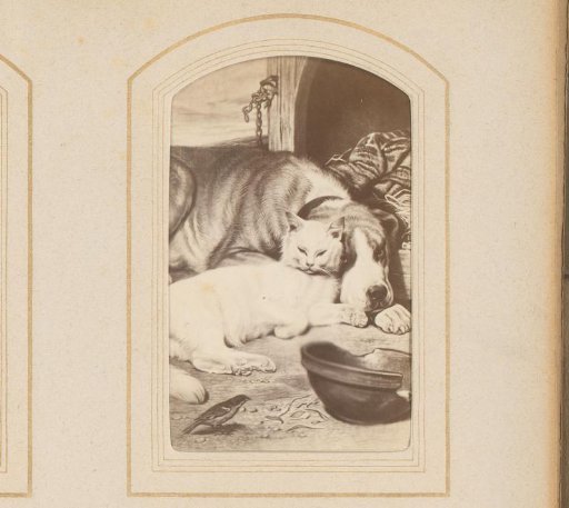 Photographic reproduction of a painting by Champmartin: Eintracht