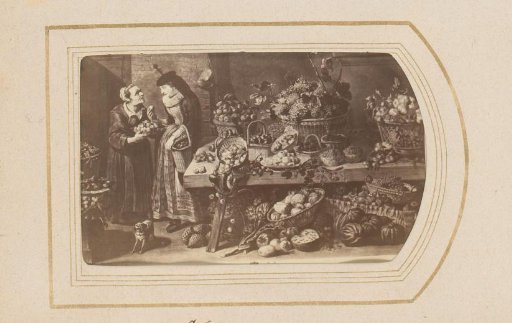 Photographic reproduction of Market Piece by Frans Snijders