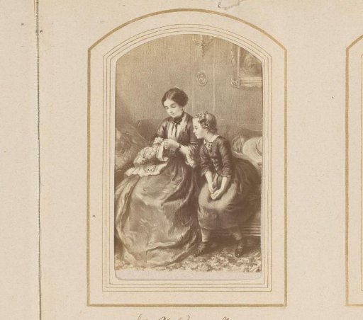 Photographic reproduction of The Embroidery Lesson