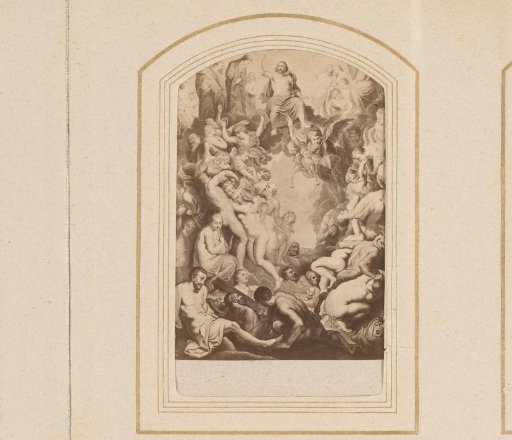 Photographic reproduction of The Last Judgment by Peter Paul Rubens