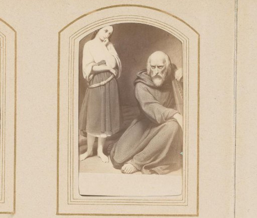 Photographic reproduction of Mignon and her father by Ary Scheffer